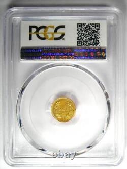 1849 Gold Canada British Columbia $1 Dollar Token Certified PCGS MS64 (BU UNC)