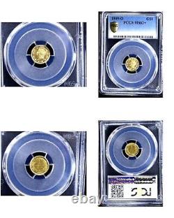 1849-o G$1 Ms62+ Pcgs-gold Dollar