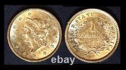 1853 G$1 Liberty Gold Dollar