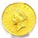 1855-O Type 2 Indian Gold Dollar (G$1 Coin) PCGS AU Details Near MS / UNC
