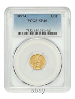 1859-c G$1 Pcgs Xf45