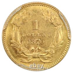 1870 G$1 Pcgs Au58