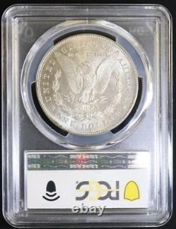 1878 7TF MORGAN SILVER DOLLAR (Rev of 78), PCGS MS62 Gold Shield EXCELLENT