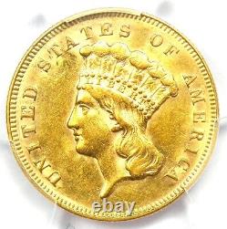 1878 Three Dollar Indian Gold Coin $3 Certified PCGS AU58 Rare Coin