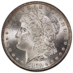 1879-S Frosty Morgan Silver Dollar PCGS MS65 With Gold Shield And NFC