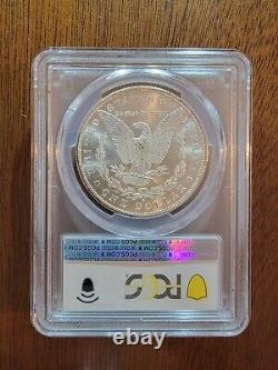 1879-S Frosty Morgan Silver Dollar PCGS MS65 With Gold Shield And NFC