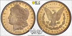 1881 Morgan Silver Dollar PCGS MS-64 Gold Shield Uncirculated 1881-P $1 Coin