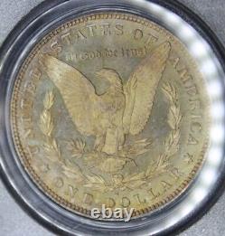 1881 S Morgan Silver Dollar Graded PCGS OGH Old Green MS64 Gold PL Toning Toned