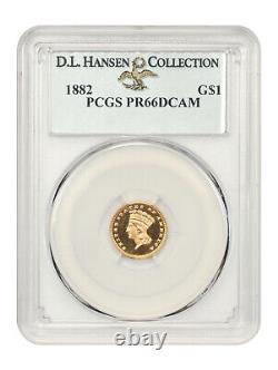 1882 G$1 PCGS Proof 66 DCAM ex D. L. Hansen