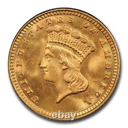 1883 $1 Indian Head Gold MS-67+ PCGS CAC SKU#162532