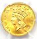 1886 Indian Gold Dollar G$1 Certified PCGS MS65 (BU UNC) $2,000 Value