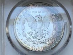 1887 Morgan Silver Dollar PCGS MS 63 TrueView Gold Shield White with Dark Rim Tone