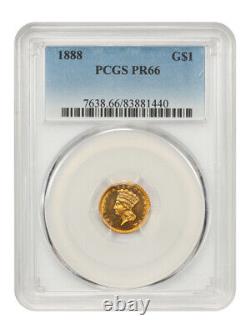 1888 G$1 Pcgs Pr66