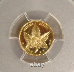 1898 Canada, Manitoba Gold 1/2 Dollar Token PCGS MS64