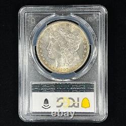 1902-O $1 MS63 Toned Morgan Silver Dollar PCGS Gold Shield Fireball Toning