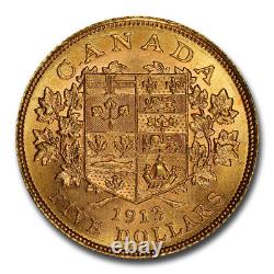 1913 Canada Gold $5 MS-63 PCGS SKU#181274