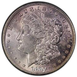 1921-D Toned Morgan Silver Dollar PCGS MS62 With Gold Shield And NFC Toning