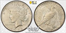 1922-s $1 Peace Silver Dollar Pcgs Gold Shield Au 53 With Tru Viewtougher Date