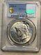 1928-S PEACE SILVER DOLLAR PCGS AU55 CAC Approved Blast White Flashy Gold Shield