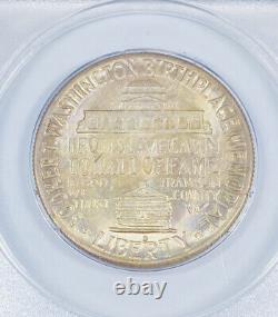 1946-D Booker T Washington Half Dollar PCGS MS65 Rattler GOLD CAC Commemorative