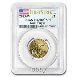 2013-W 1/10 oz Proof Gold American Eagle PR-70 PCGS (FS) SKU #74138