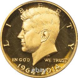 2014-w Kennedy Commemorative Gold Half Dollar Pcgs Pr-69 Dcam, 50th Anniversary