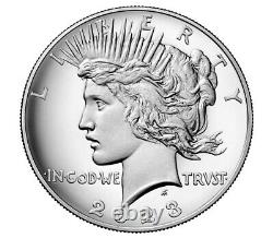 2023-S Peace Silver Proof Dollar / PCGS PR69 / Blue Label / Gold Shield / Save