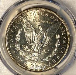 #A7091, Morgan Silver Dollar PCGS Gold Shield, 1898 S UNC Detail