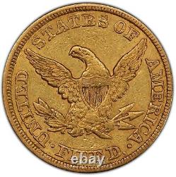 Coin United States Gold 5 dollars Liberty 1856 Philadelphia PCGS XF 45
