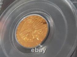 GOLD 1911 $2 1/2 DOLLAR Quarter EAGLE Inaidan PCGS 55 LAMANATION obv