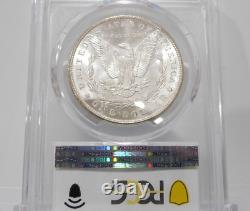 GOLD SHIELD! 1889-P Morgan Silver Dollar, PCGS MS-64