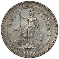 GREAT BRITAIN. Trade Dollar, 1902-B. PCGS AU Detail Cleaned Gold Shield NICE