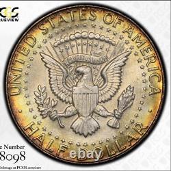 Gold Toned Color 1964 P MS 65 Kennedy Half Dollar PCGS Trueview Graded Slab 683